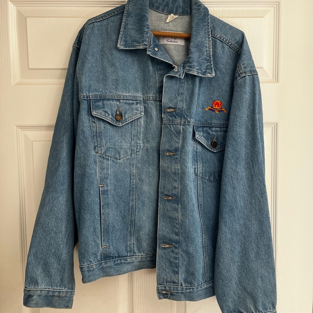 Original vintage Crown Royal men’s denim jacket